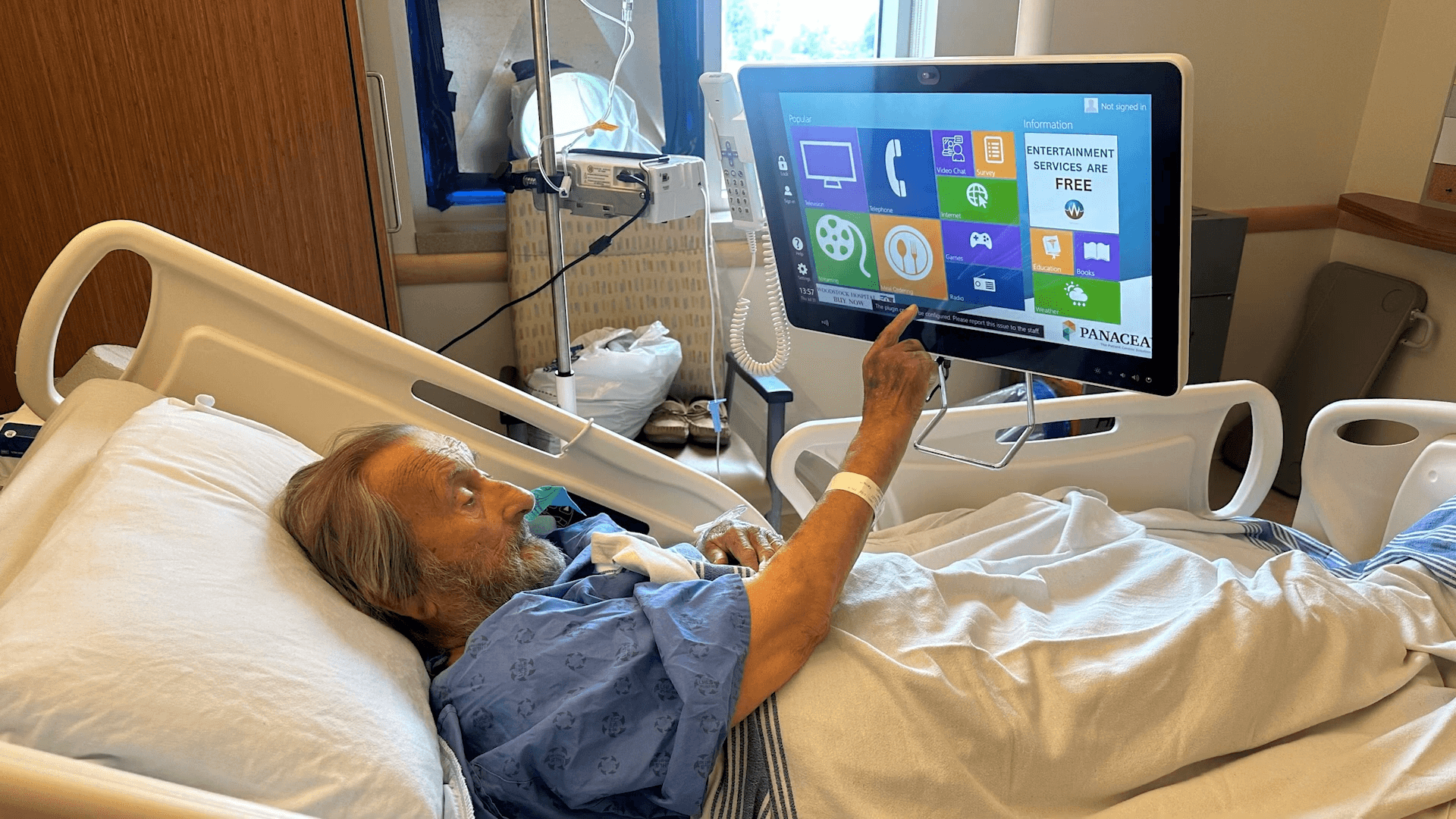 Patient meal ordering service at Woodstock Hospital